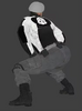 Humorous white hat