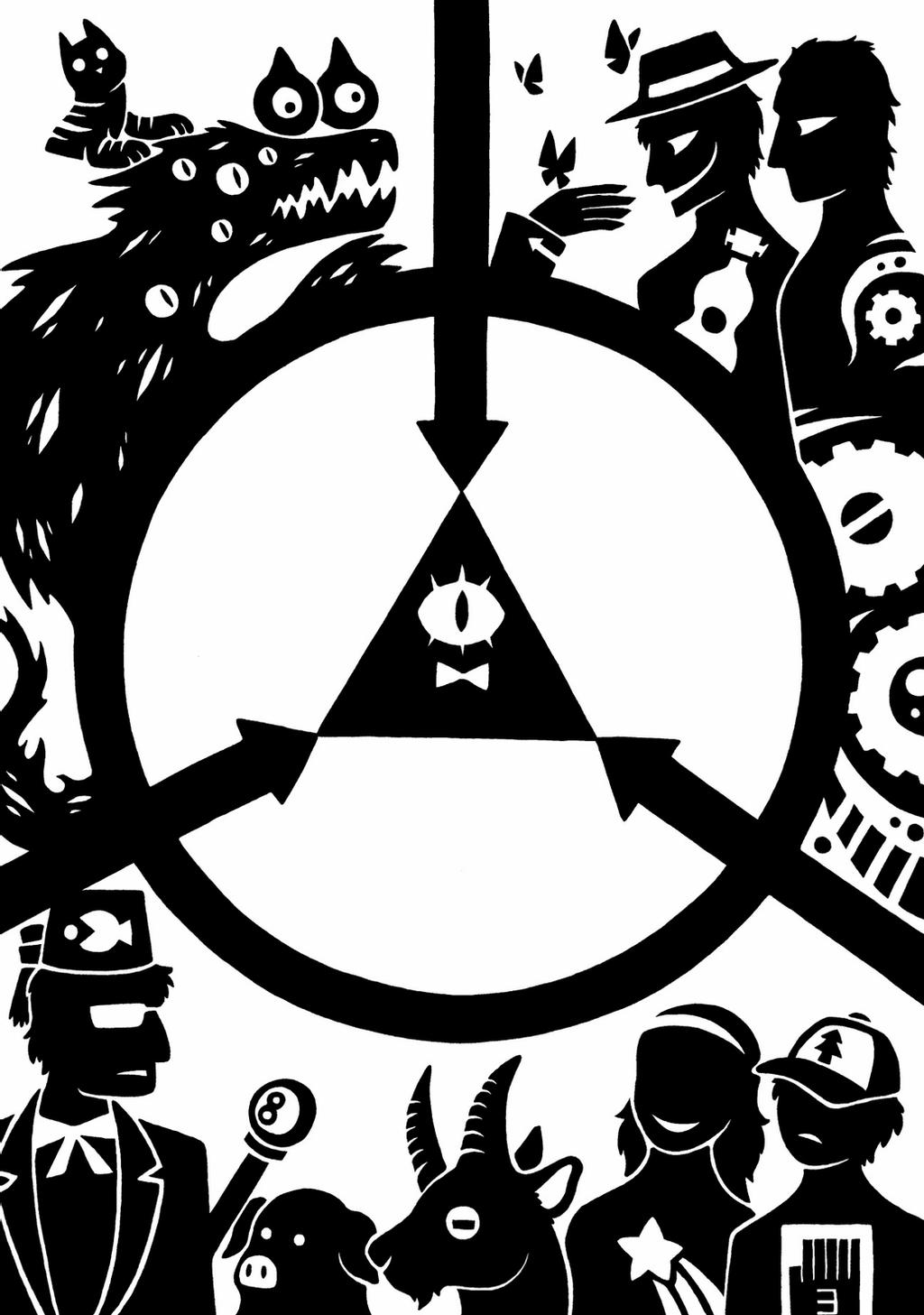 怪诞小镇与SCP基金会的Crossover